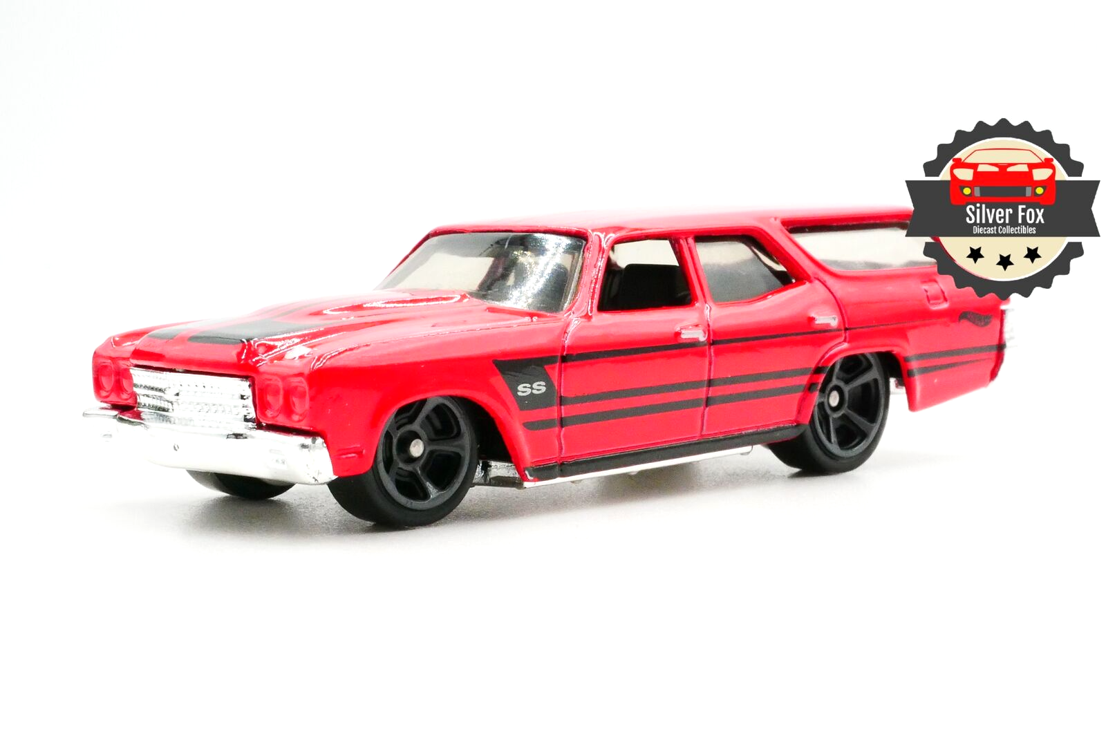 1970 CHEVROLET CHEVELLE SS WAGON RED 1:64 SCALE DIECAST COLLECTOR MODEL CAR