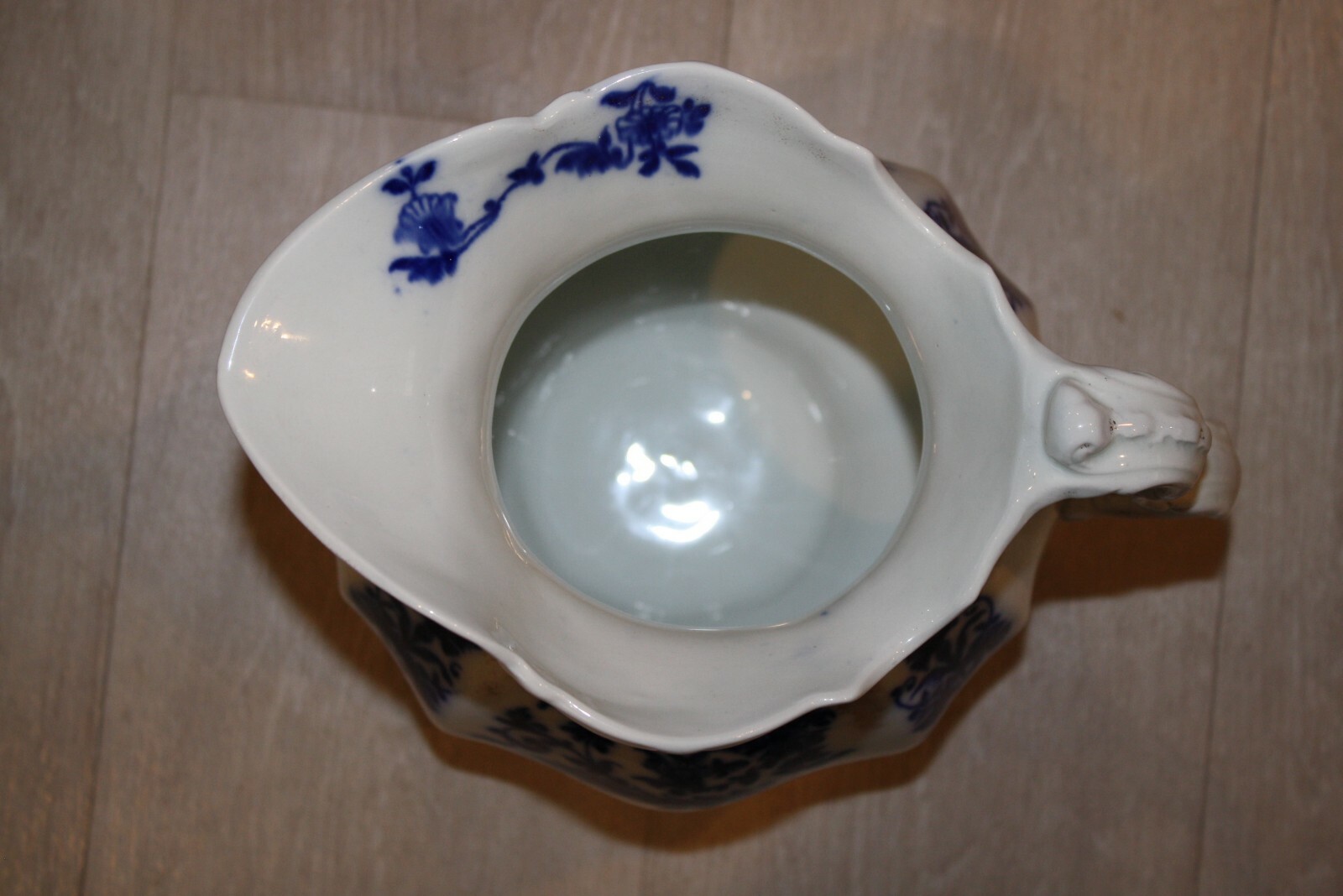 Antique Flow Blue W. Adams? Large 11