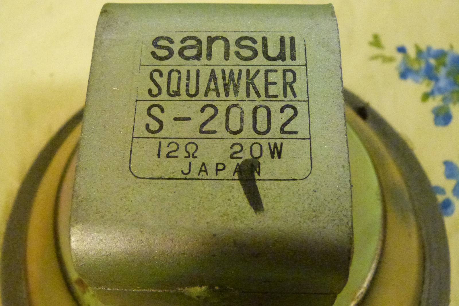 Sansui S-2002 12 ohm 20w Squawket speaker from SP-2000 Speaker - Works Great VG+