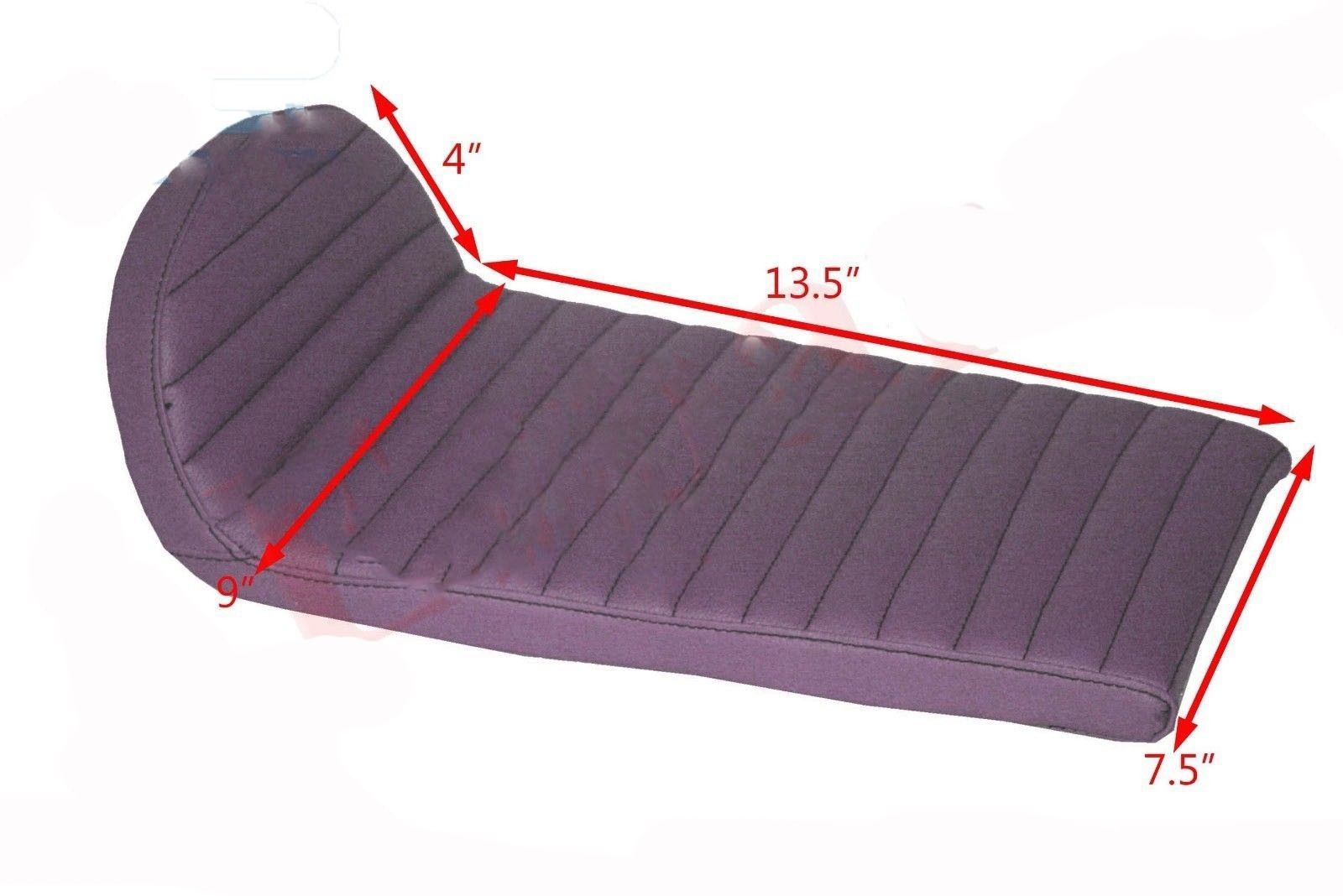 Benelli Mojave Seat Purple Color Faux Leather Cafe Racer 260 360 Bikes 