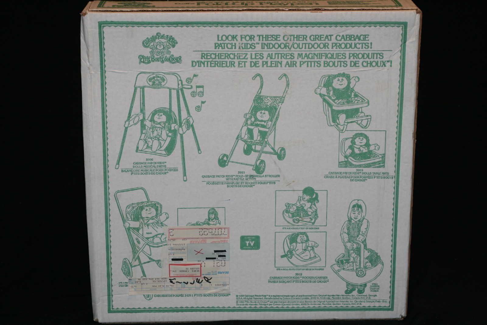 VTG 1984 COLECO CABBAGE PATCH KIDS FOLD-UP PLAYPEN NEW UNOPENED RARE PLAY PEN