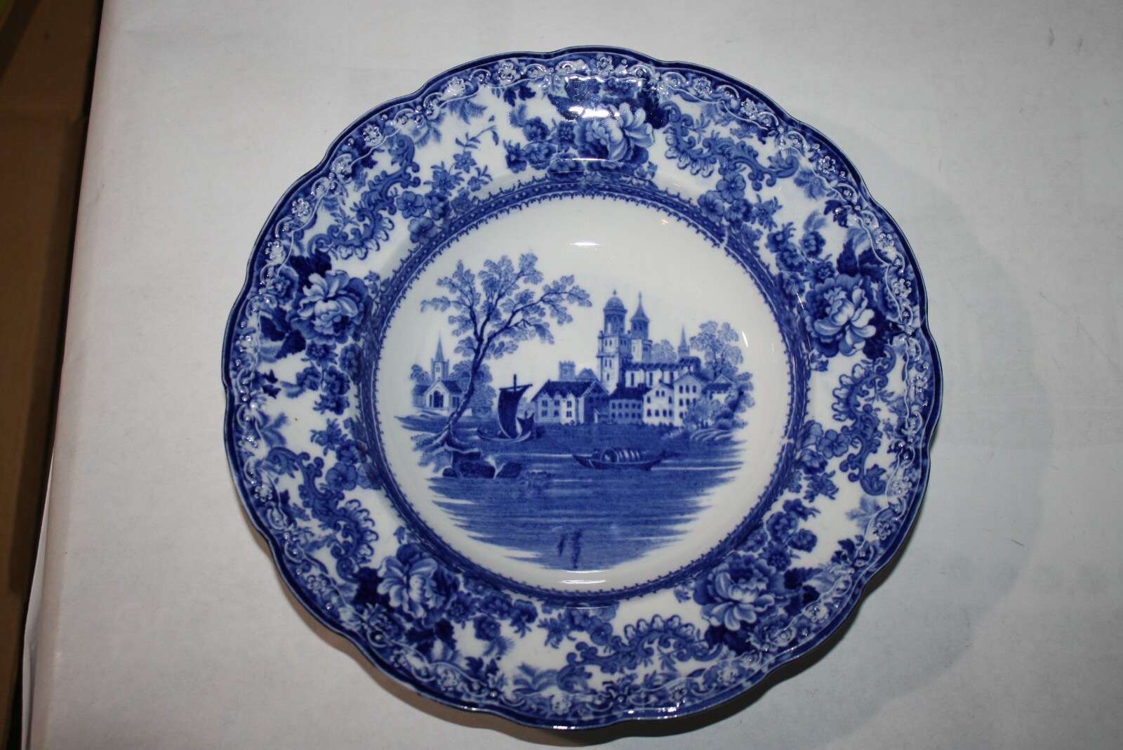 Antique Colonial Pottery TOGO Flow Blue 9