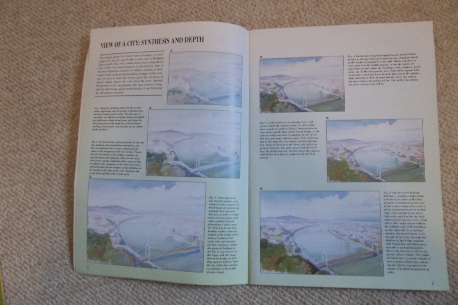 Painting exercise books- Urban Landscapes - 2000 LEMA Publications - Spain