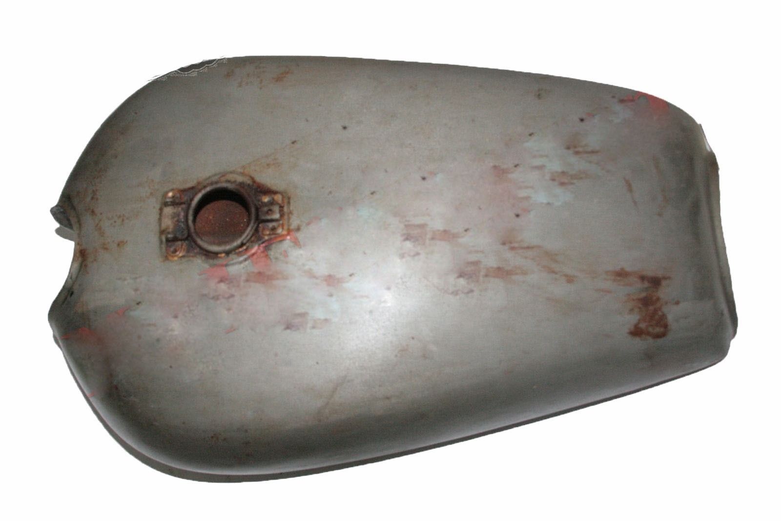 New Yamaha Rd 350 Petrol Gas Fuel Tank Raw Steel Bare Metal 