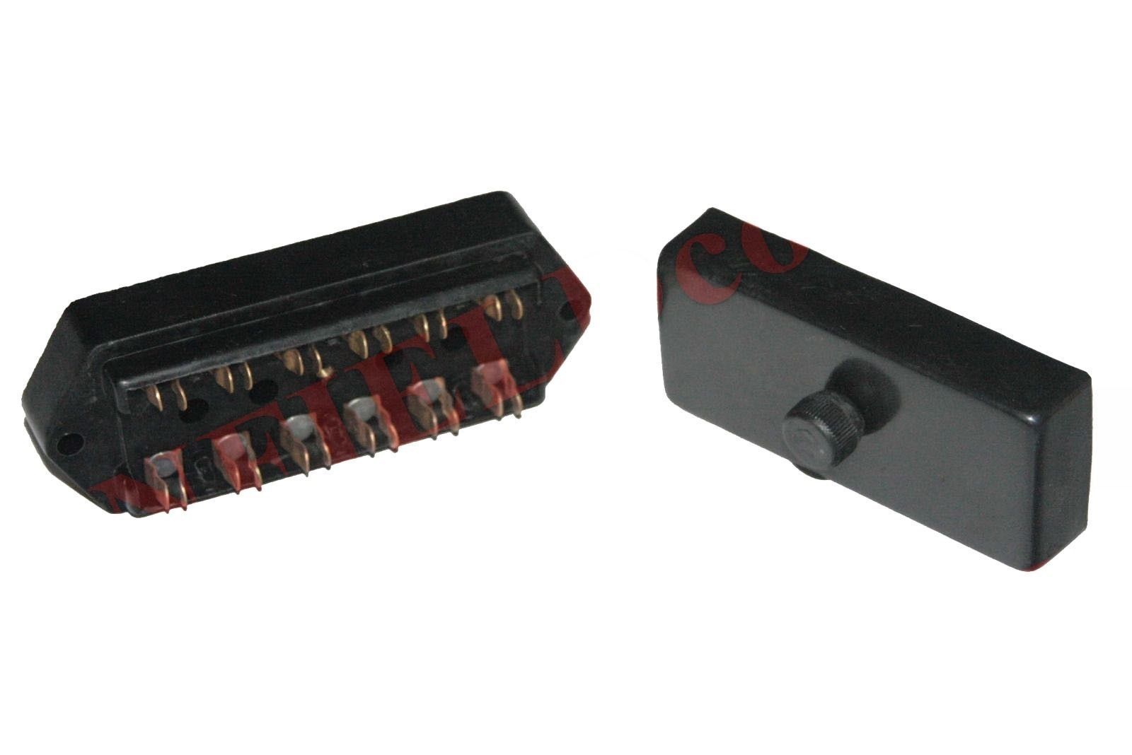 Fuse Box With 6 Fuse Plug Slots For Massey Ferguson Tractor  