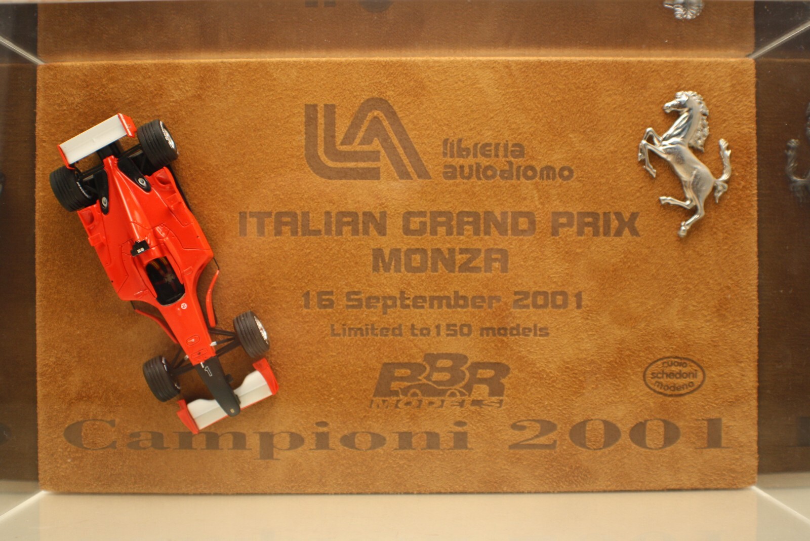 1/43 BBR Ferrari F2001 Black Nose Italian Grand Prix Monza