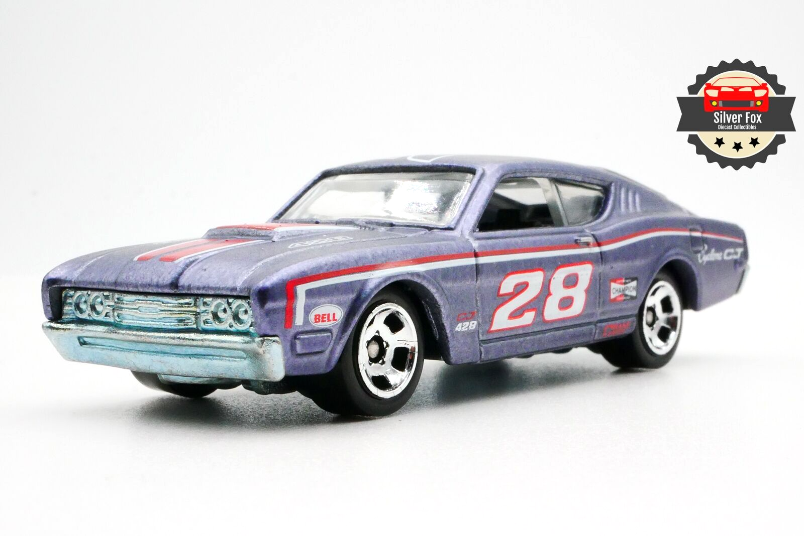 1969 MERCURY CYCLONE CJ RACING GRAY 1:64 SCALE DIECAST COLLECTOR MODEL CAR
