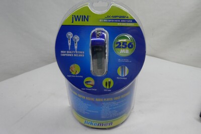 Jwin mp3/WMA/ADPCM DIGITAL AUDIO PLAYER/VOICE RECORDER 265MB  jx-mp254 New