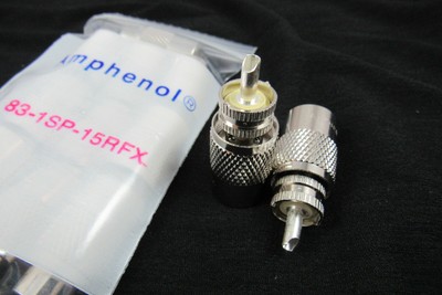 10 Amphenol PL-259 UHF Connectors RG-8 RG-213 9913 LMR400 & more Value Pack!