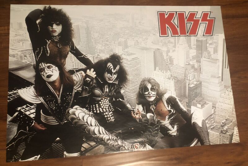 KISS Band 24 x 36 Empire State Building Poster - Destroyer