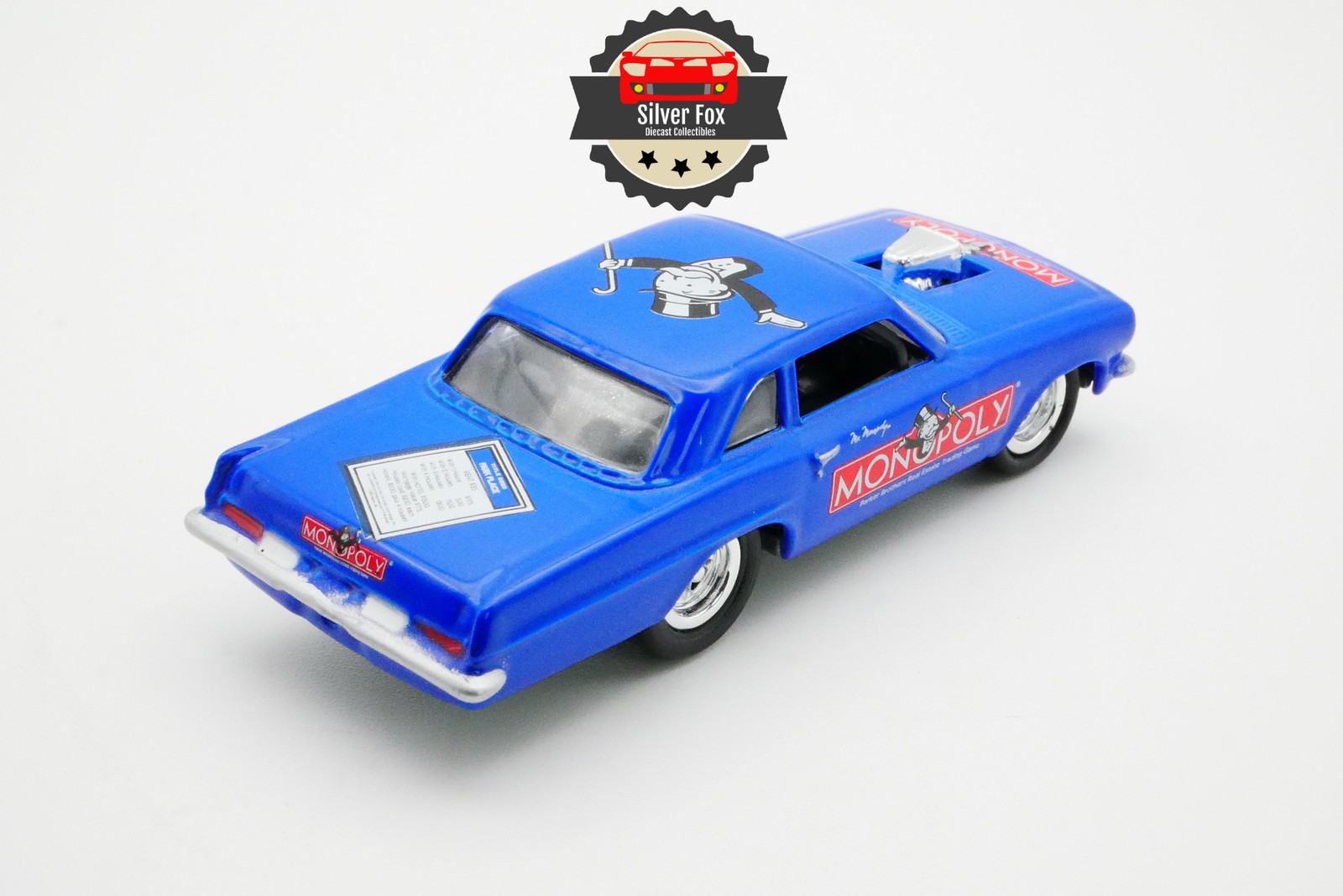 1963 PONTIAC TEMPEST MUSCLE BLUE BLOW 1:64 SCALE DIECAST COLLECTOR MODEL CAR - Picture 9 of 10