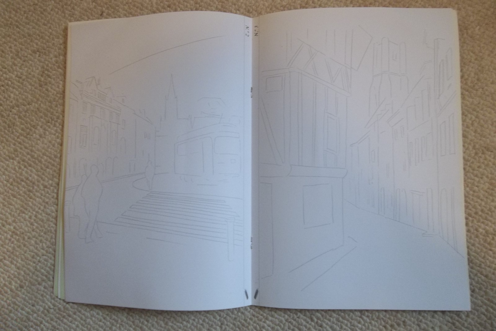 Painting exercise books- Urban Landscapes - 2000 LEMA Publications - Spain