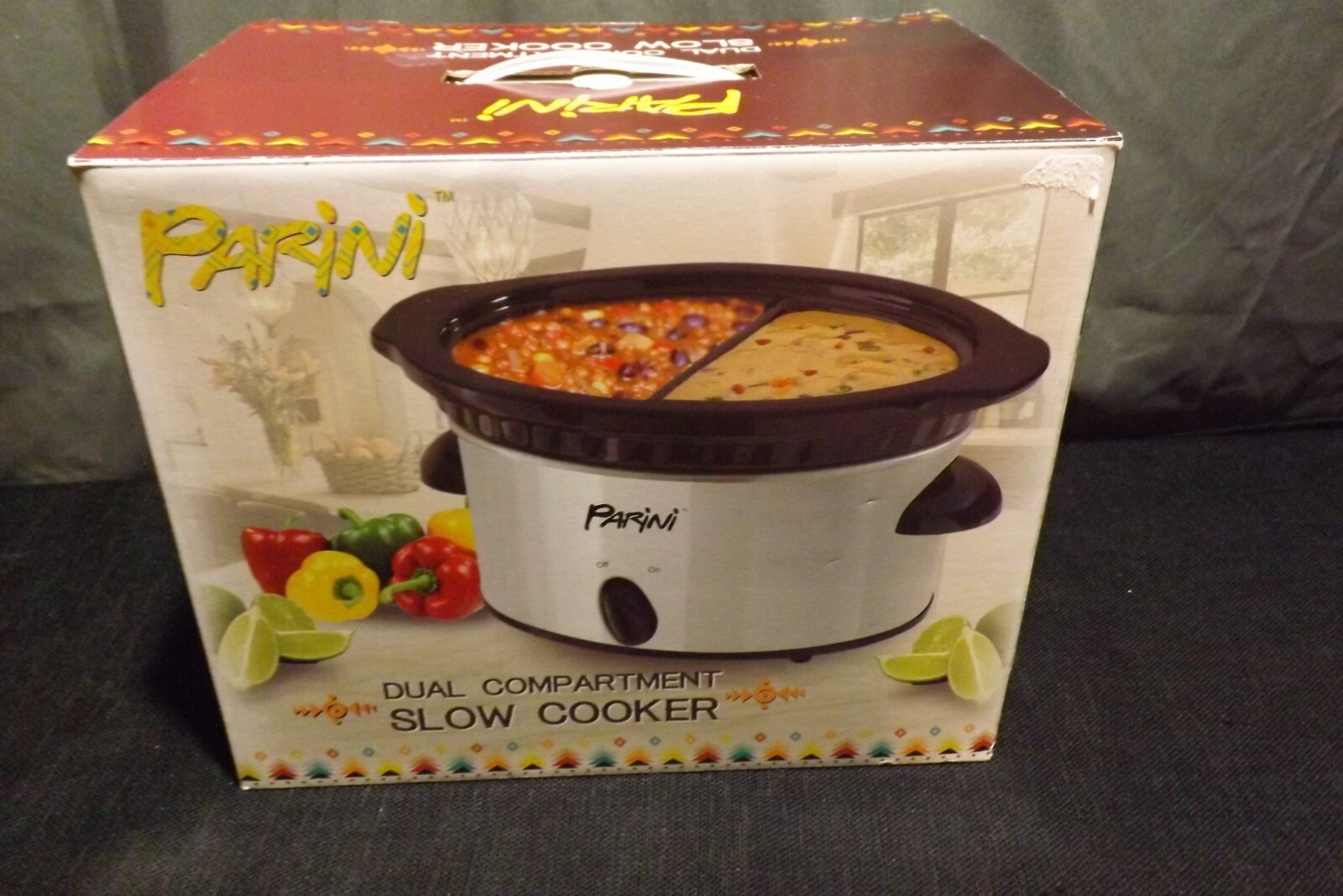 Parini Stainless Steel Slow Cooker With Dual 16