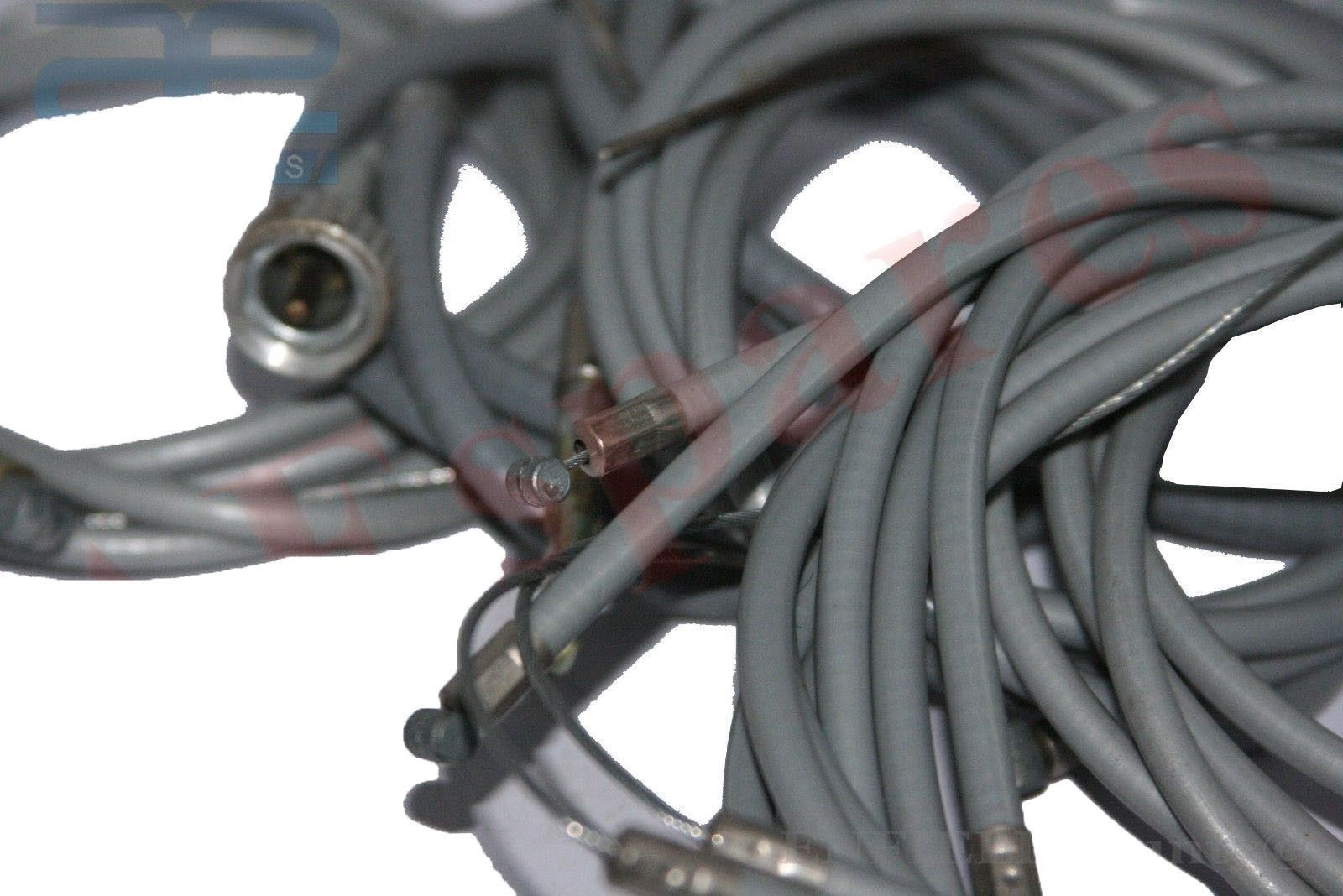 Vespa Cable Kit Teflon Lined Grey Vespa PV V50 Small Frame PK S Scooter  