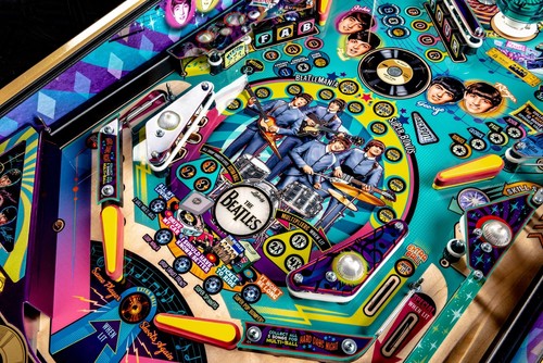 Stern The Beatles Beatlemania Pinball Machine - Gold Edition