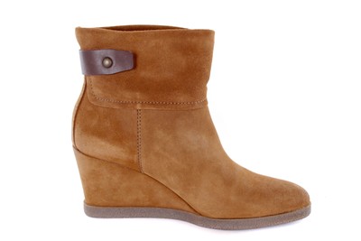 TOMMY HILFIGER TOMMY HILFIGER DAMEN ANCLE BOOTS STIEFELETTEN KEILABSATZ COGNAC 41