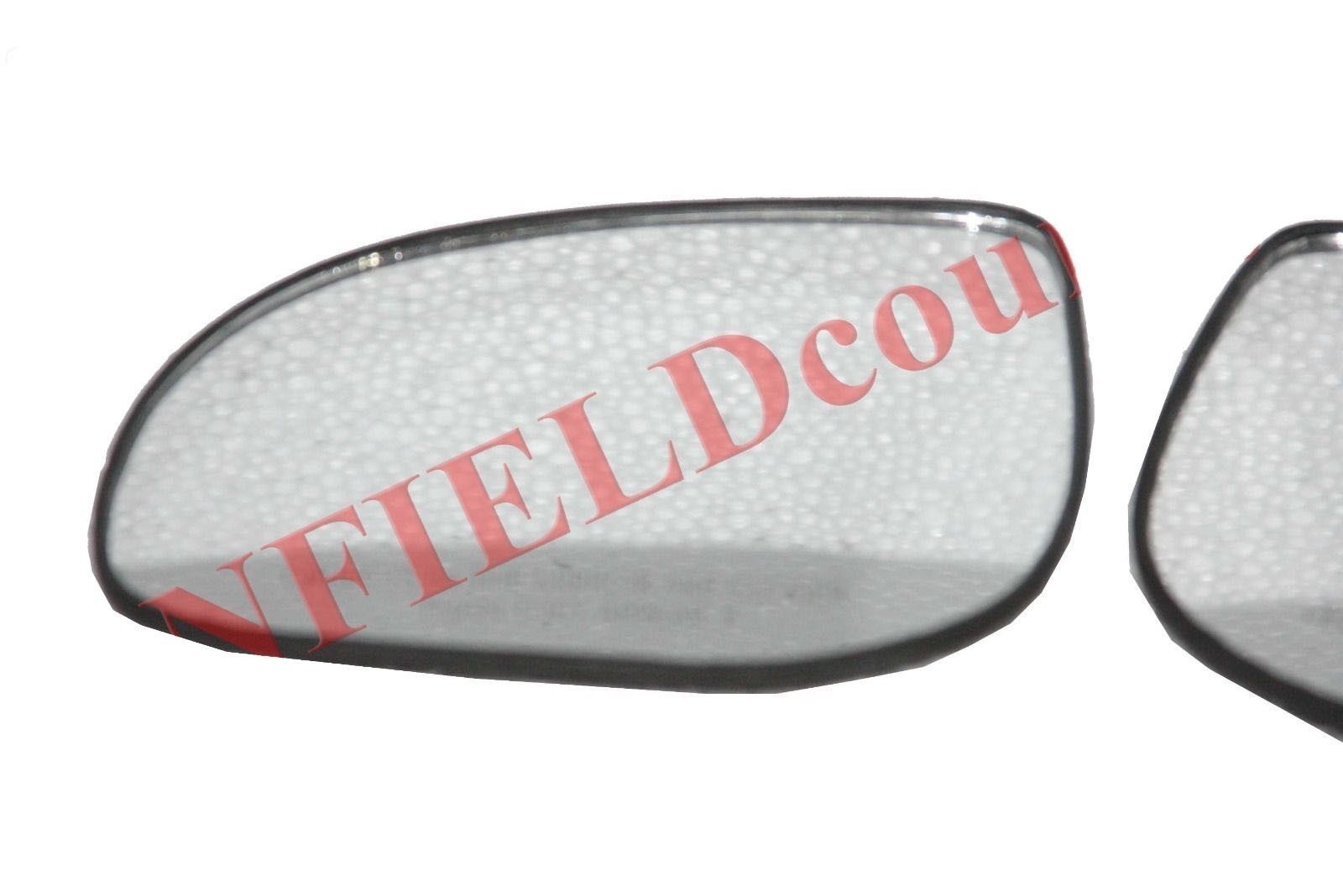 Left & Right Orvm Convex Wing Door Glass Mirror With Base Plate For Hyundai i20 T-2