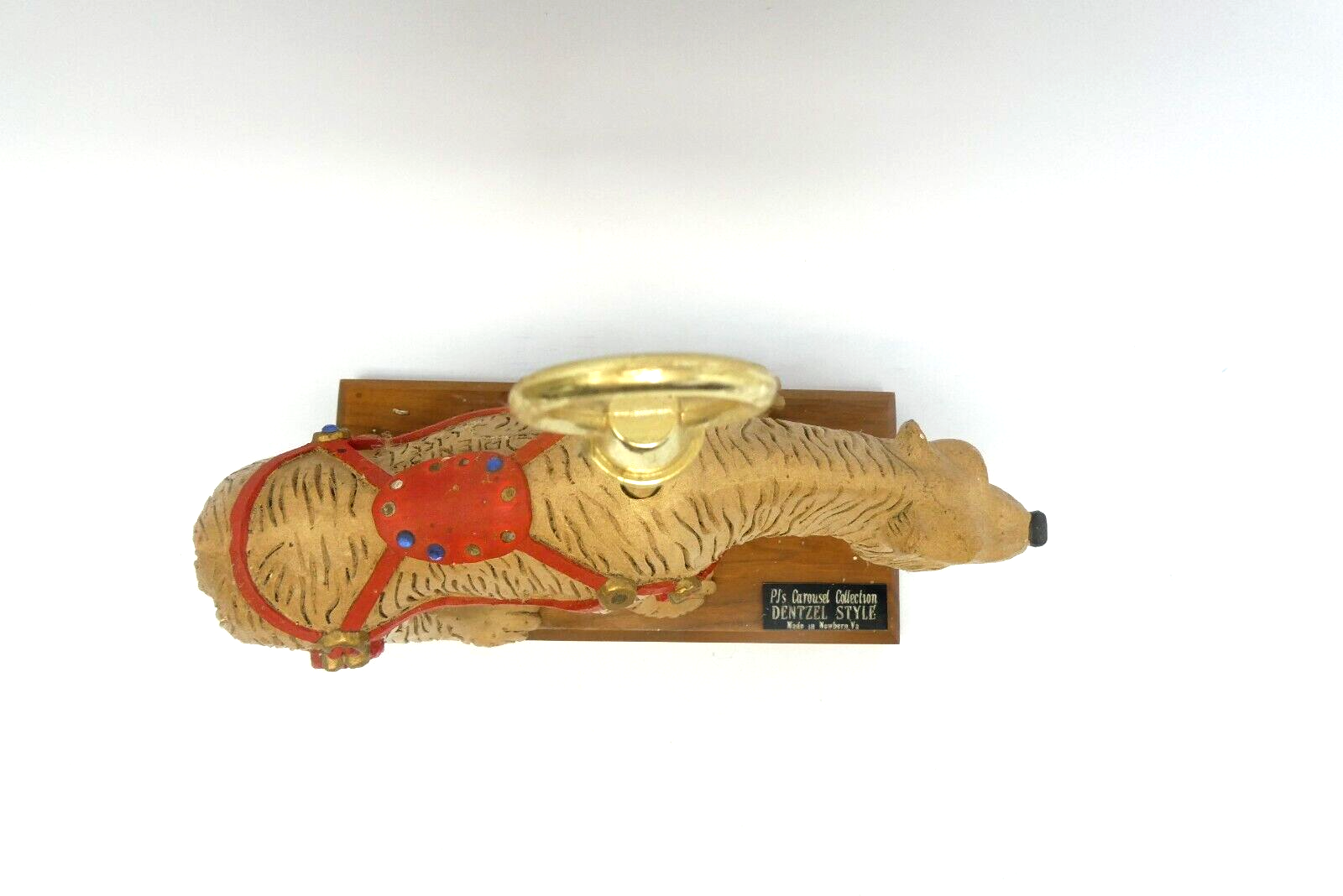 Vintage PJ’s Carousel Collection Dentzel Style Polar Bear Figure Signed PJENT85