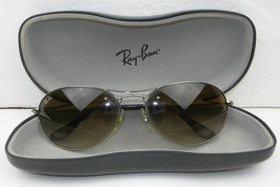Ray Ban RB3496-E 004/13 Silver Wire Frame Grey Lens 60016 3N Ray Ban RB3496-E 004/13 Silver Wire Frame Grey Lens 60016 3N