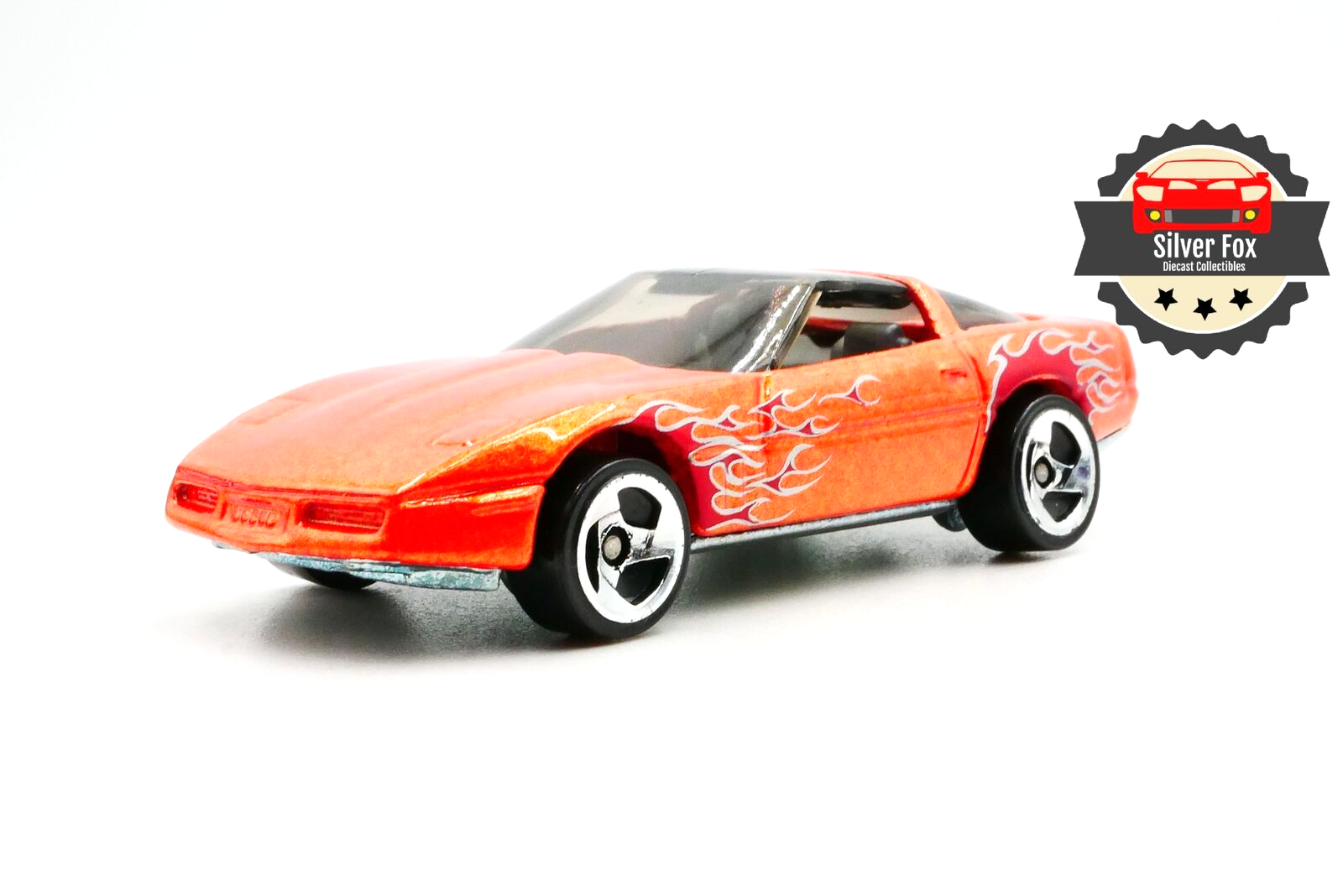 1980 CHEVROLET CORVETTE ORANGE T-TOP 1:64 SCALE DIECAST COLLECTOR MODEL CAR