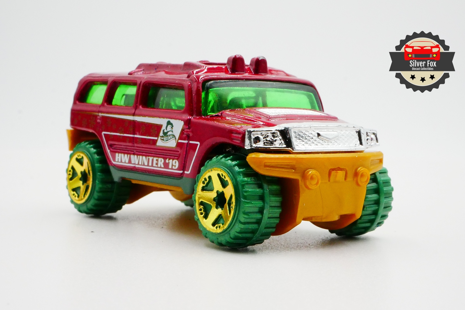 2003 HUMVEE ROCKSTER BURGUNDY 4X4 1:64 SCALE DIECAST COLLECTOR MODEL CAR