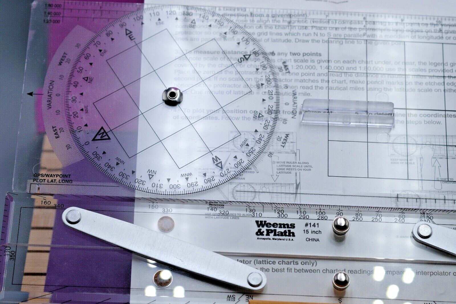Weems & Plath Basic Navigation Set Partial #317 China