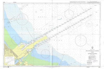 2650 Huanghua Gang Approches Chine Bo Hai Carte Maritime Nautique Amiraute