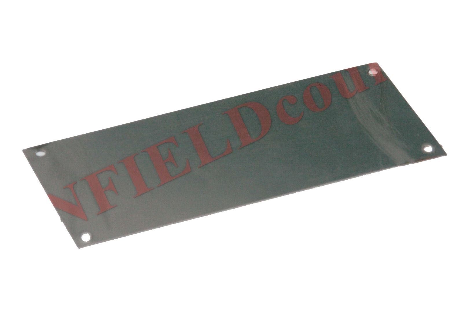 Custom Made Pair Stainless Steel Made Black BSA Logo Tool Box Badge Set  