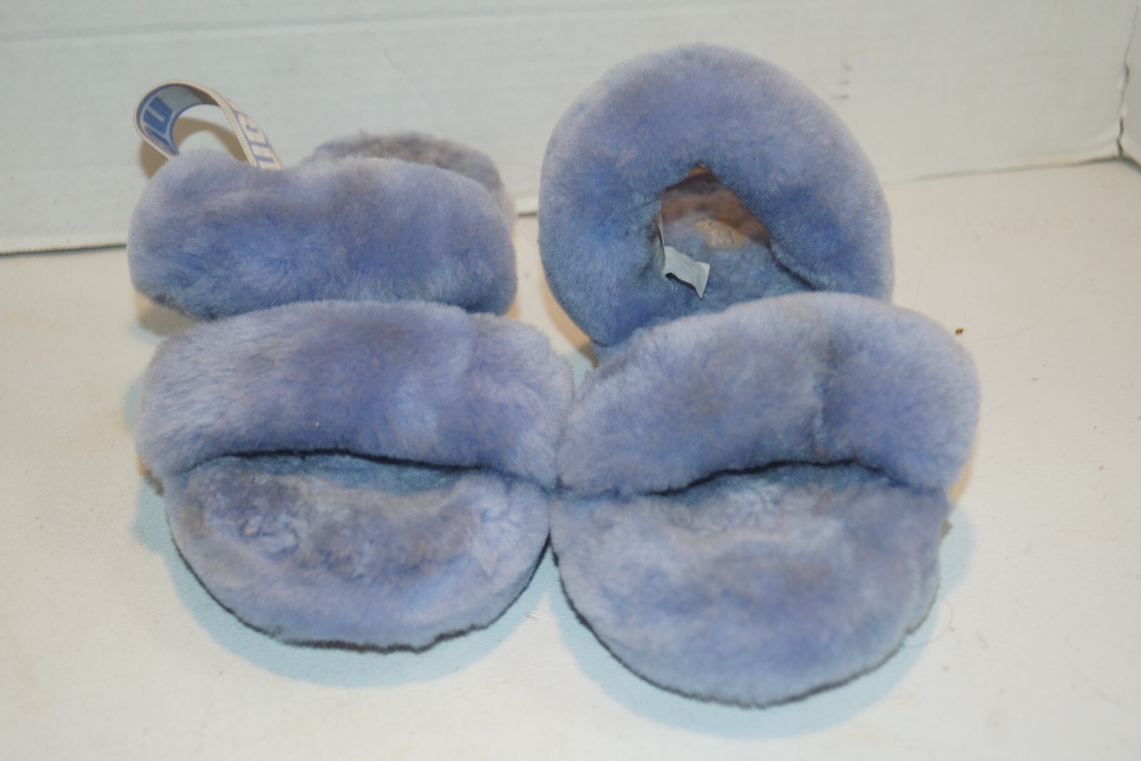 UGG Women's Purple Oh Yeah Slide Slipper Sandals Sheepskin Size 8