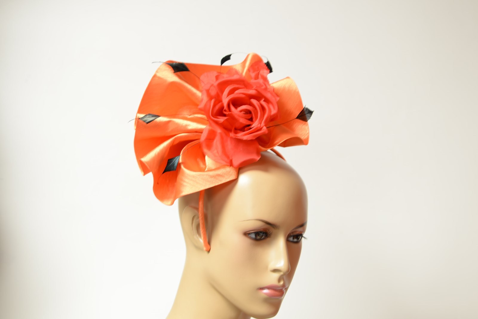 New High Quality Satin winter Fascinator Kate Middleton Style Fascinator