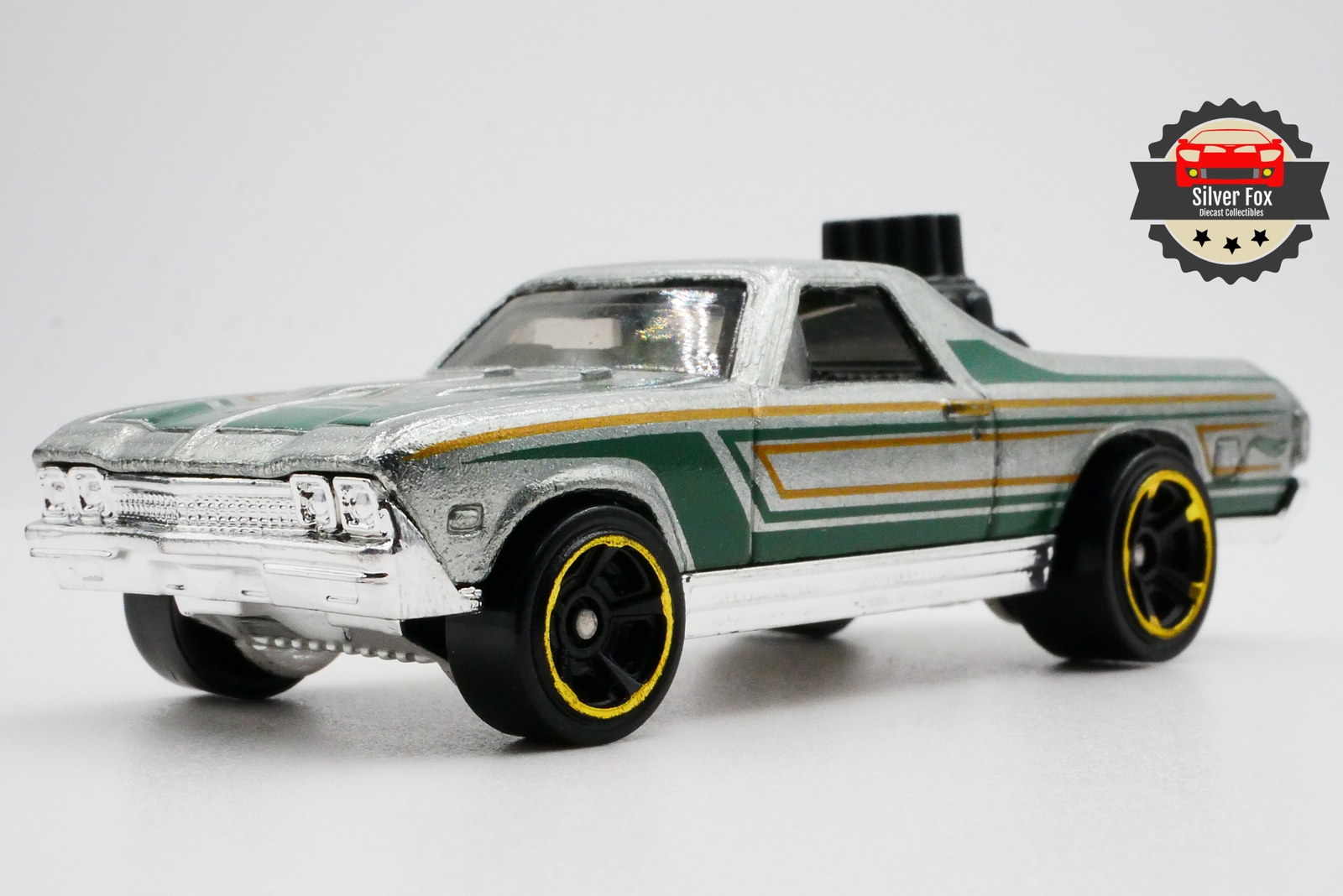 1968 CHEVY EL CAMINO PICKUP ZAMAC 1:64 SCALE DIECAST COLLECTOR MODEL CAR
