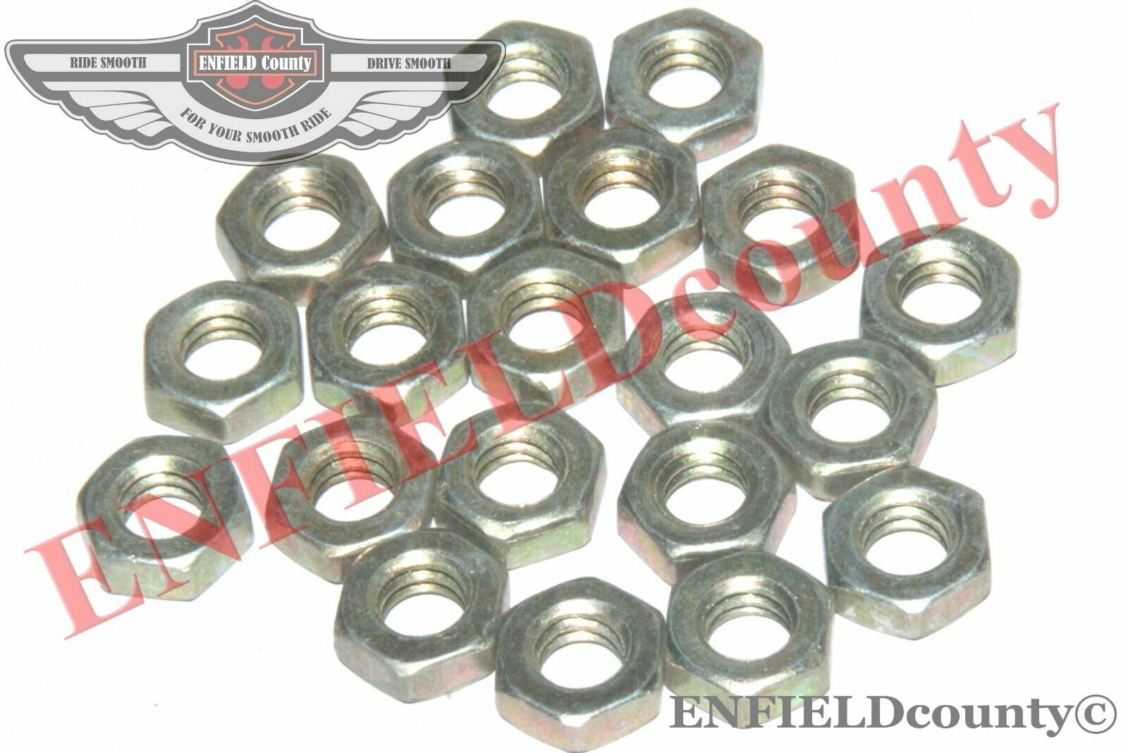 Fits Royal Enfield UCE 350cc Hex. Nut M6 Pillion Holding  