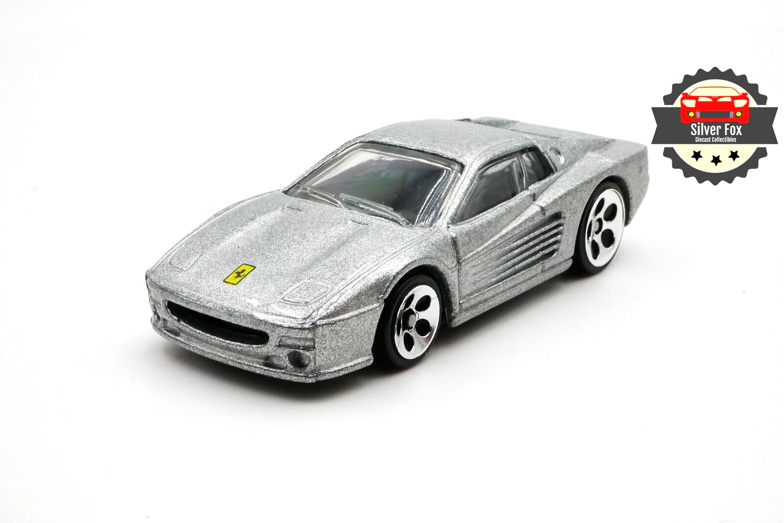 1994 FERRAI F12 M GRAY RACING 1:64 SCALE DIECAST COLLECTOR MODEL CAR