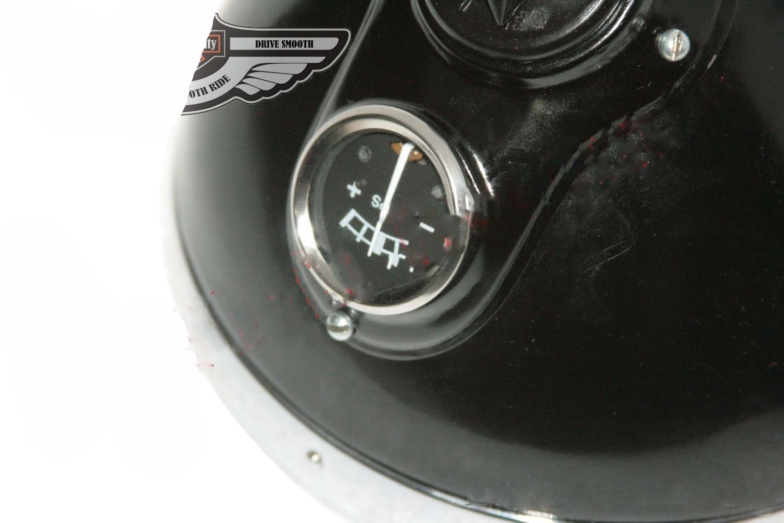 Fits Norton Royal Enfield BSA Lucas Type Headlight With Flat Glass 8" 