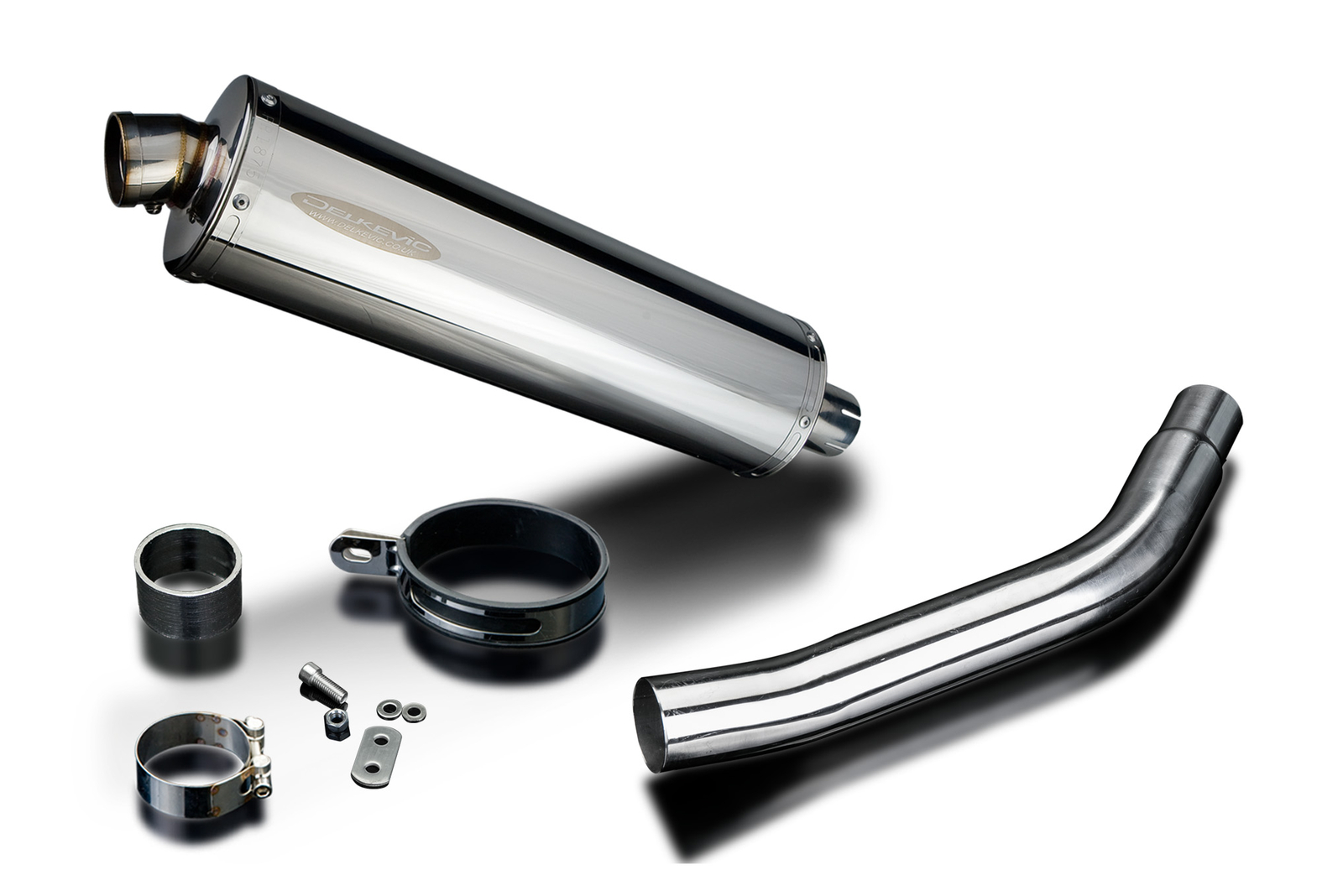 Triumph Tiger 800 ABS Delkevic Slip On 18" Stainless Oval ...