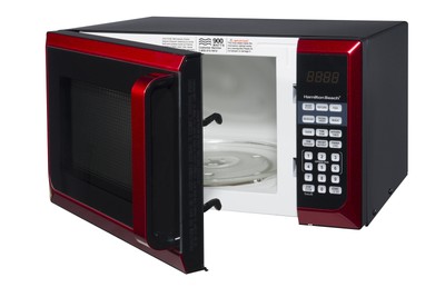 Microwave Oven 0.9 Cu Ft Touch Pad Control Reheating Home Kitchen Countertop