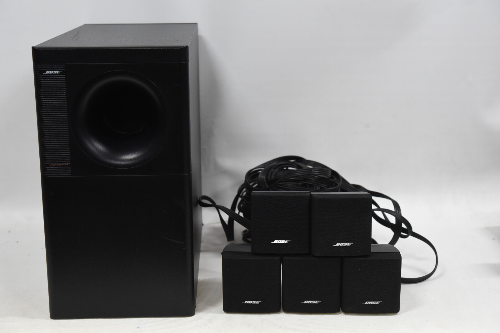 BOSE - BOSE Acoustimass speaker PAM-6 501Z 本体2台 Bose Double Dual Cube Two Speakers Acoustimass Lifestyle