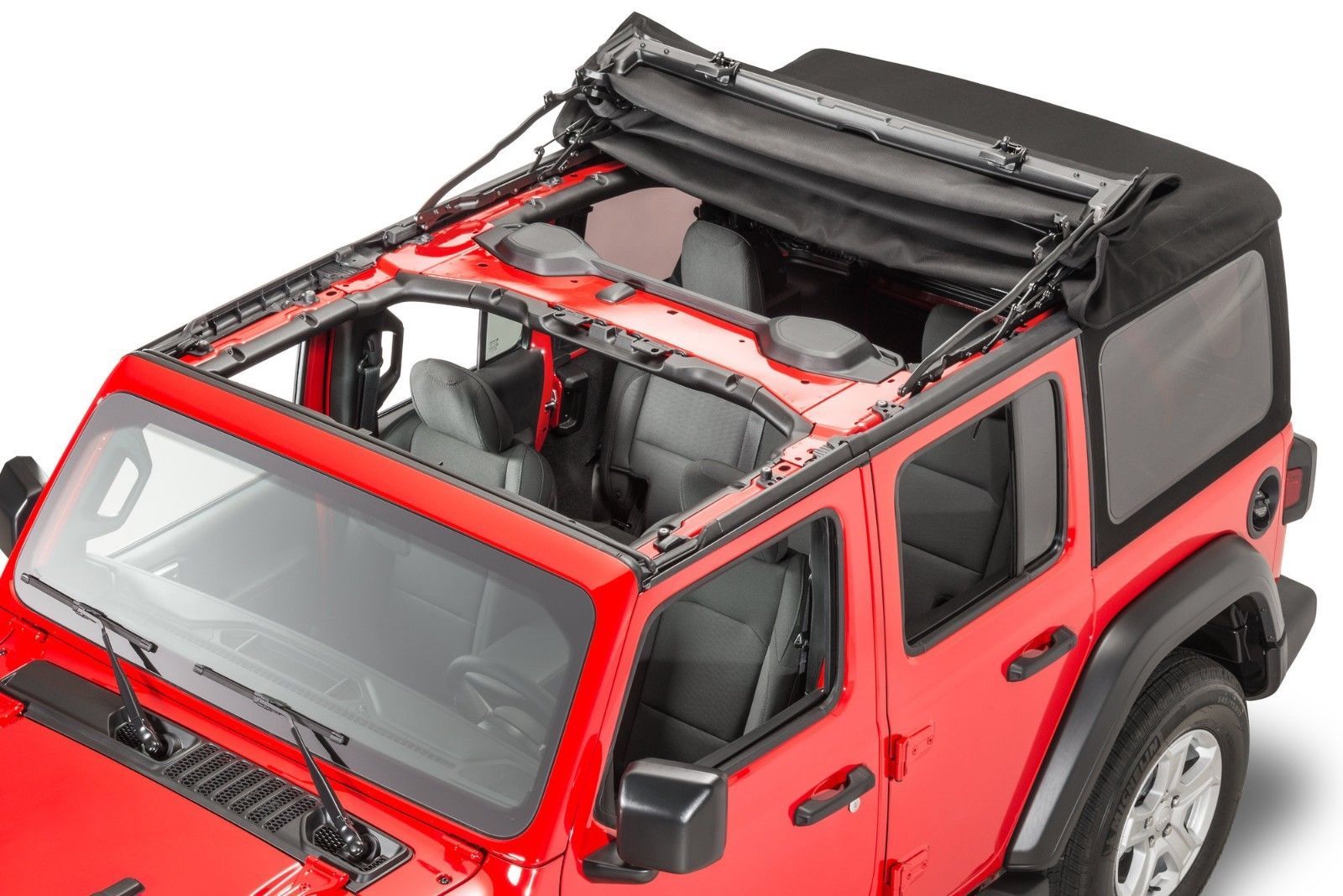 2018 2021 Jeep Wrangler JL Unlimited 4 Door Sailcloth Soft Top Kit