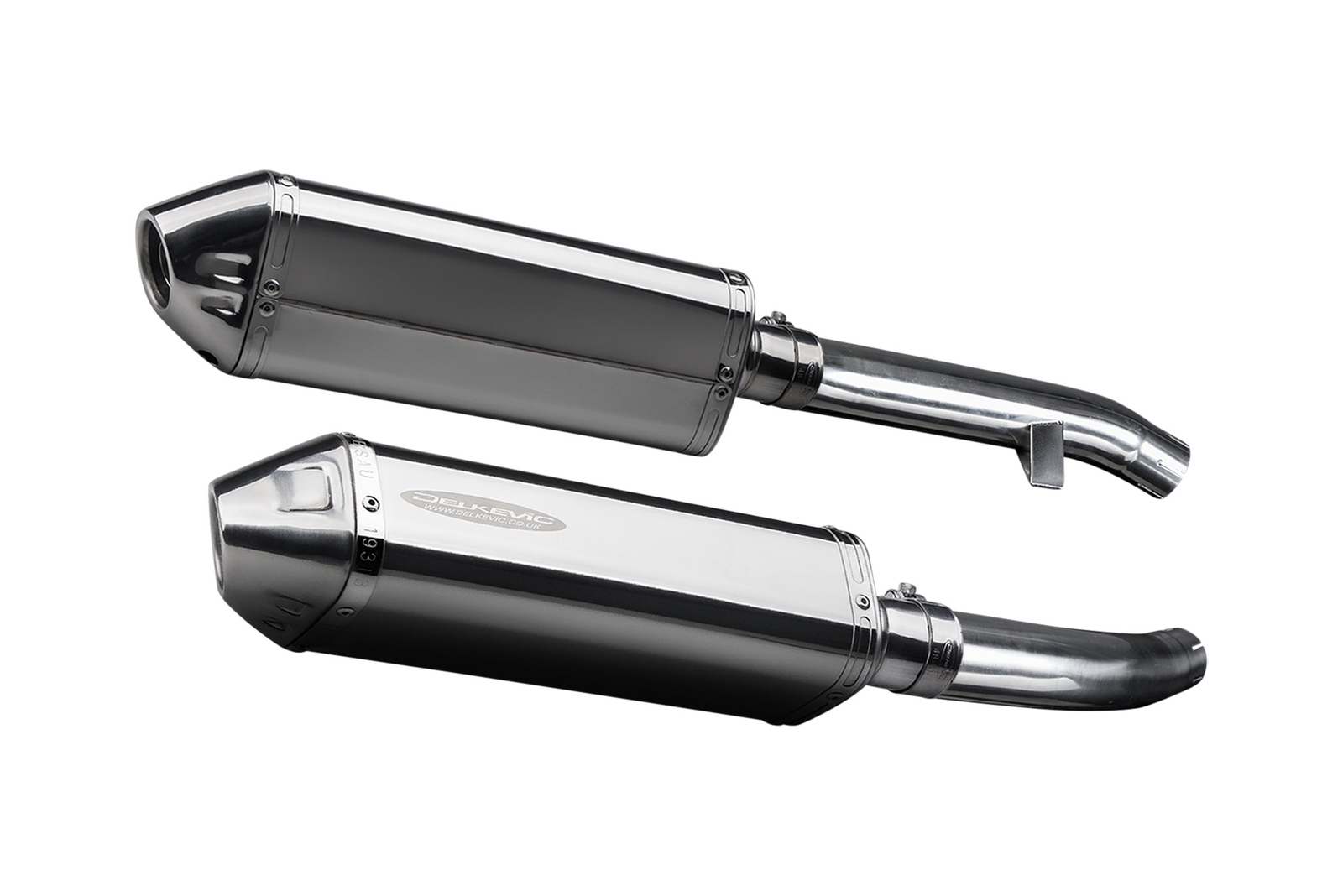 Yamaha FJR1300 Delkevic 13" Stainless TriOval Muffler Exhaust Slip On