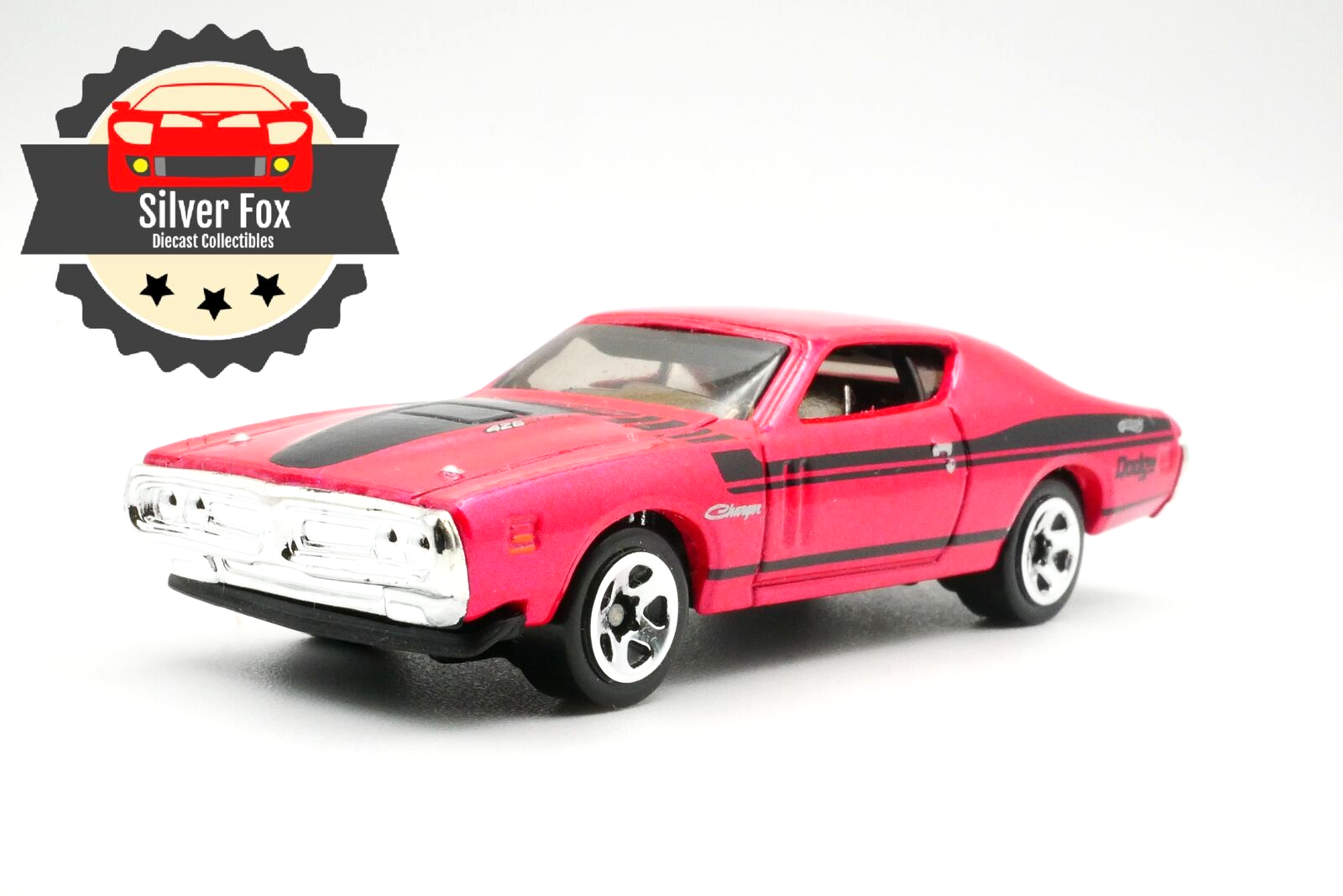 1971 DODGE CHARGER PINK AMERICAN MUSCLE 1:64 SCALE DIECAST COLLECTOR MODEL CAR