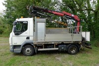 DAF LF150 Dropside with Rear Mounted Crane & Auger. Only 75,210kms.