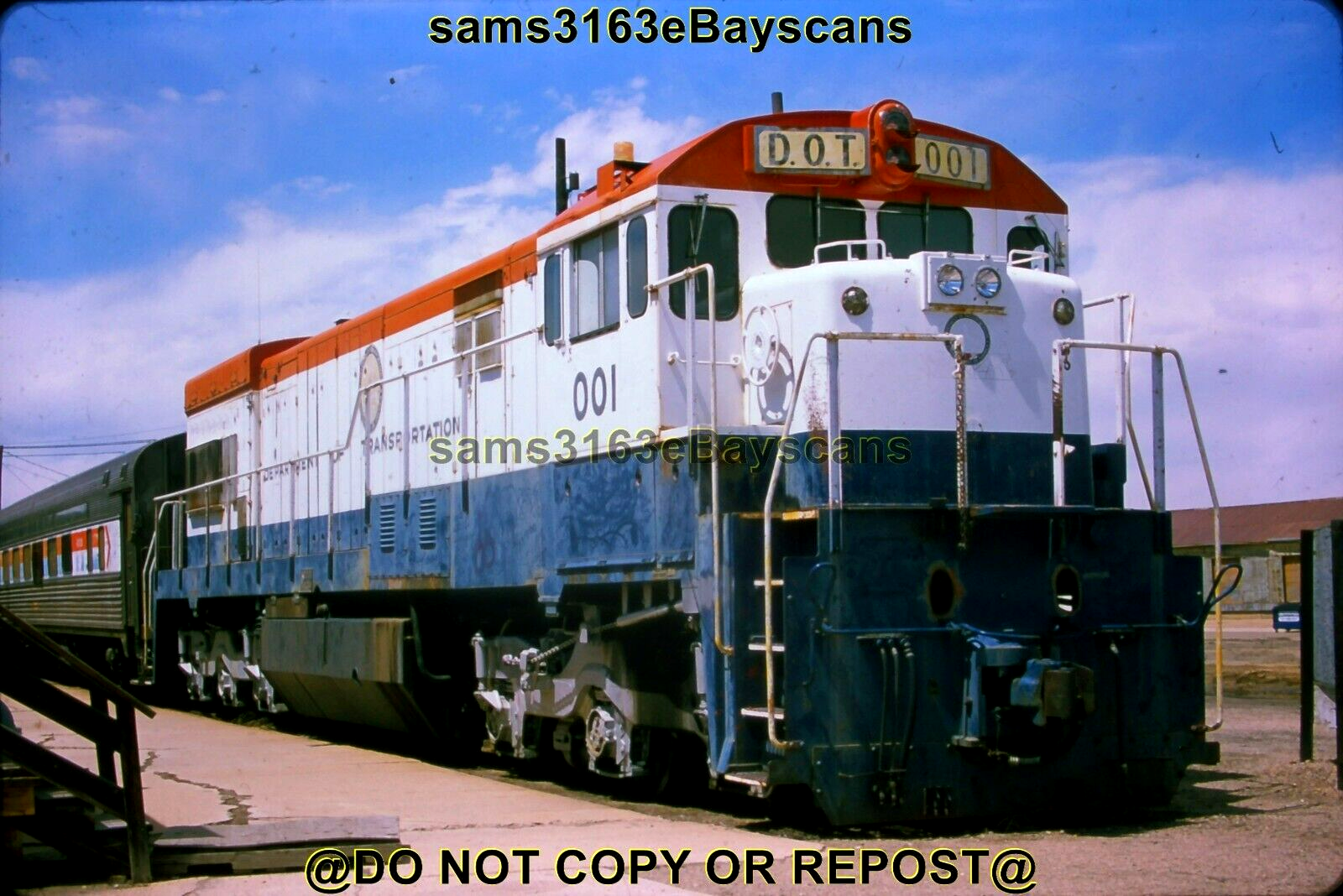 ORIGINAL SLIDE DEPARTMENT OF TRANSPORTATION U30C DOT-001 PUEBLO CO 2021