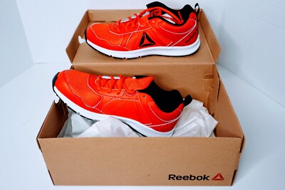 New In Box Reebok Kids Almotio 4.0 DV8678 Red / Black Running Shoes Size 4, 6, 7
