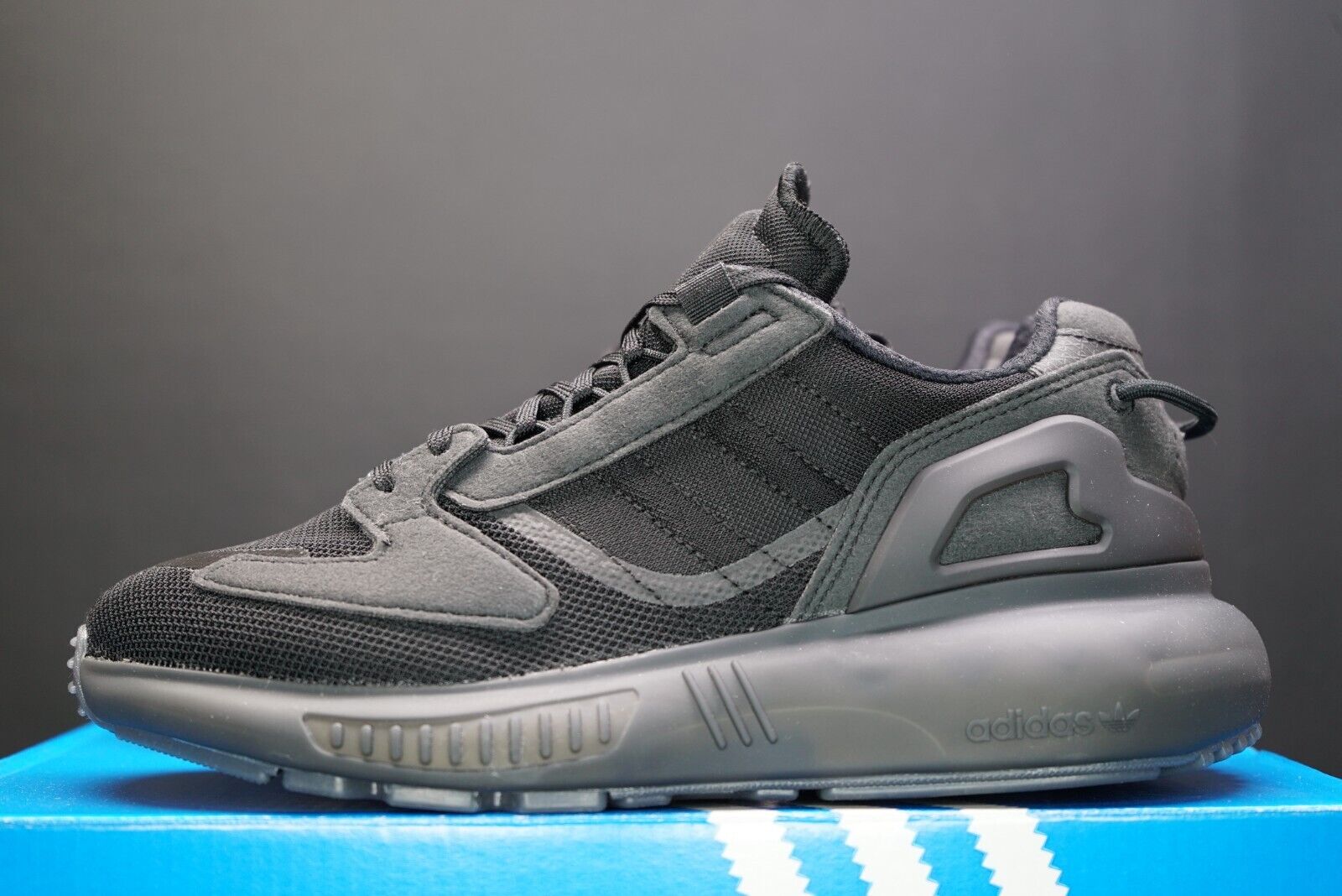 adidas ZX 5K Boost Grey Core Black Shoes GX8664 Various adidas ZX 5K Boost Grey Core Black Shoes GX8664 Various