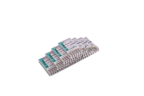 60pc Dental Endo Root Canal File K-files 25mm Stainless Steel #6#8#10 Hand Files