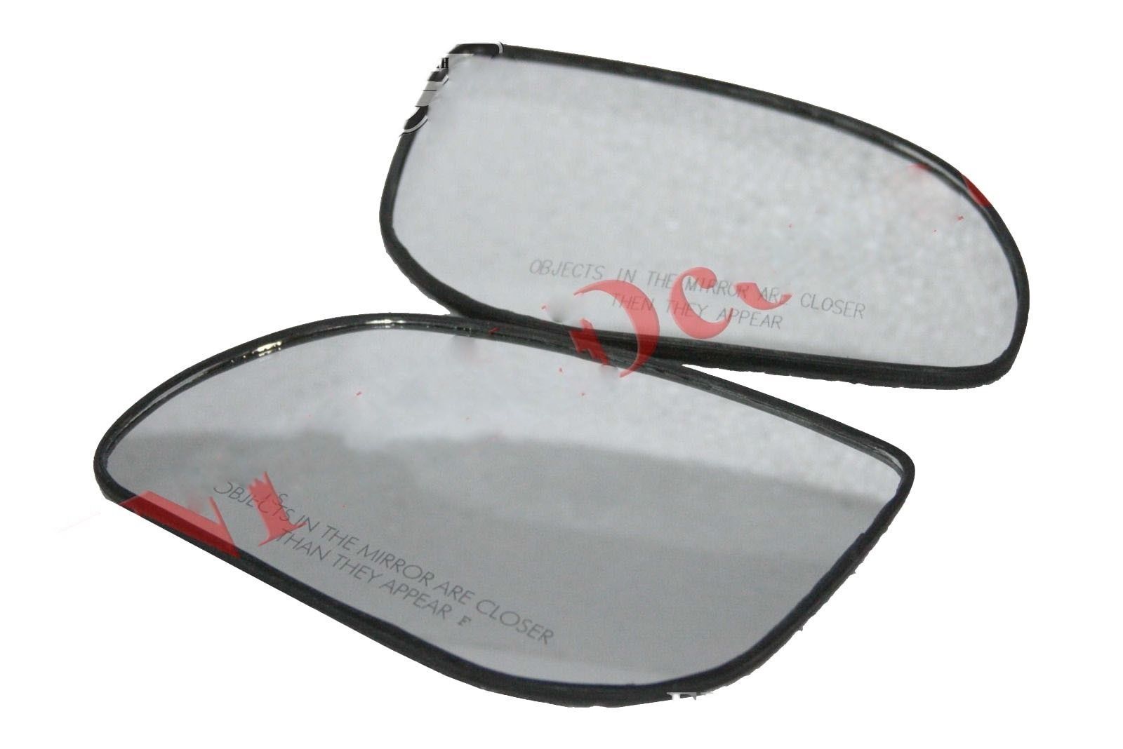 Hyundai i20 Left & Right Orvm Convex Wing Door Glass Mirror With Base Plate