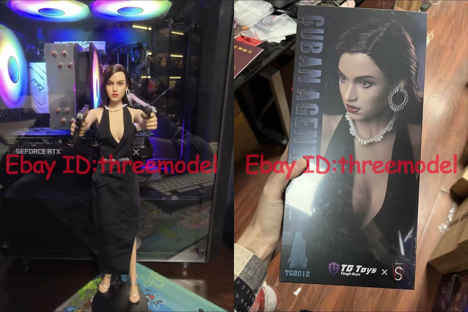 KiC様★ TGToys × SWToys TG8012 1/6 Cuban Agent Collectible Female