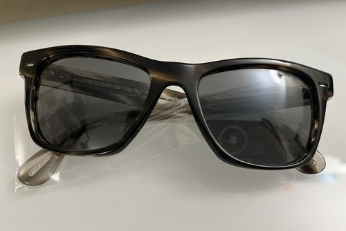 Pre-owned Oliver Peoples Oliver Sun 49mm In Black Diamond Msrp$564 Iver Ben Affleck's Fav In Gray