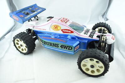 Vintage Kyosho Turbo Burns 1:8 Nitro Roller 4wd Buggy 1990's