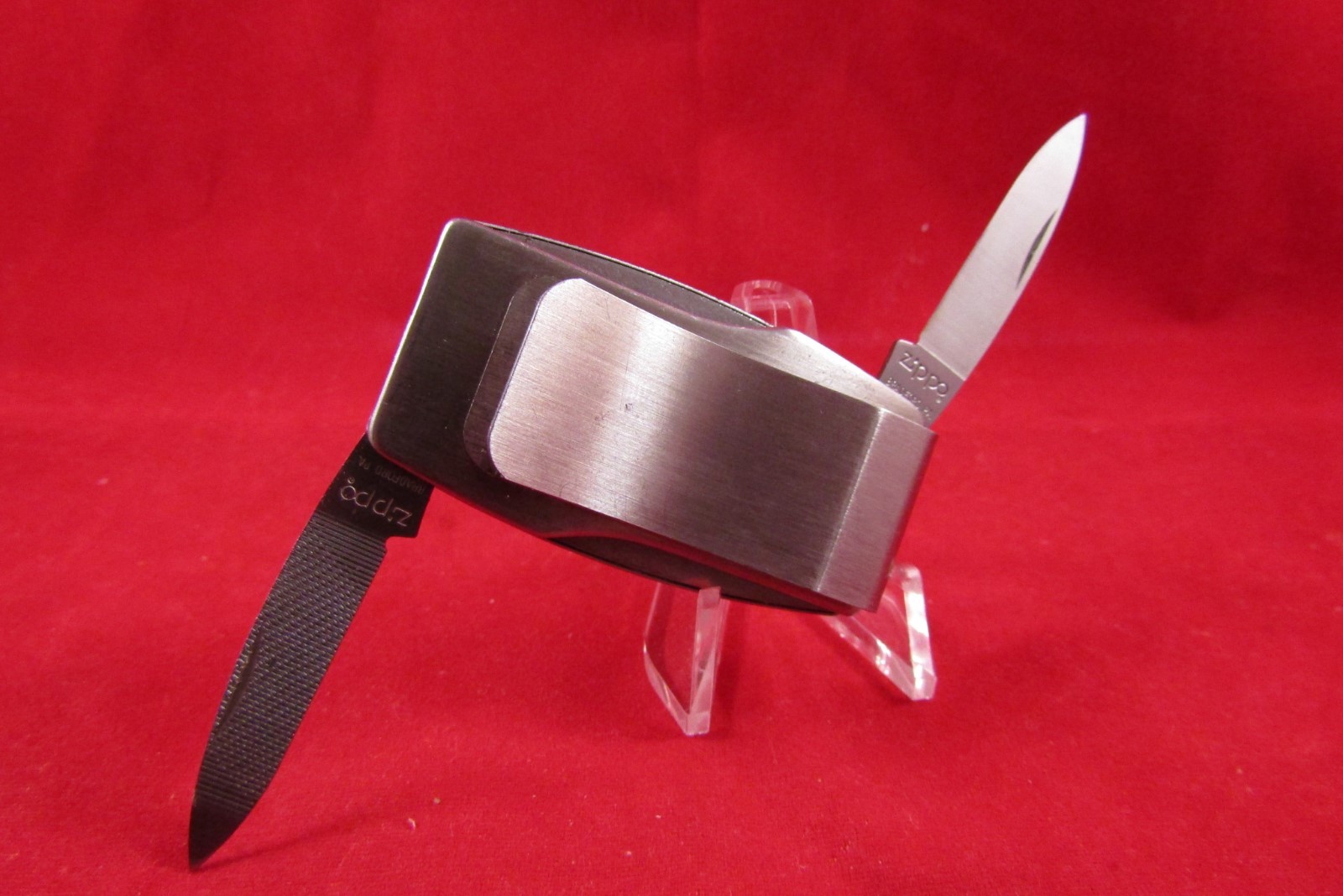 Vintage Zippo Teamsters #705 Combo Silver MONEY CLIP/KNIFE/ FILE